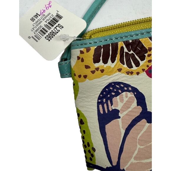Vintage Fossil Women's Weekender Wristlet With Butterflies Brand New With Tags - Picture 4 of 9